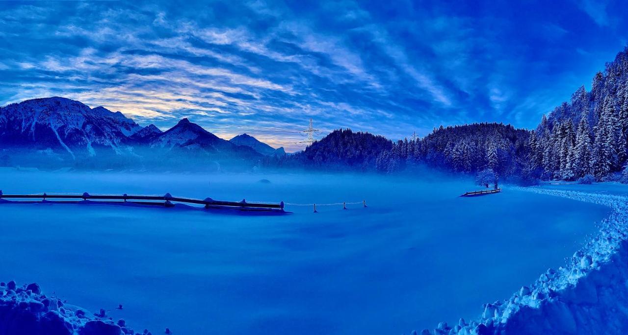 Gutshof Zum Schluxen Daire Pinswang Dış mekan fotoğraf